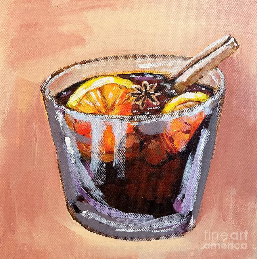 Hot Spiced Drink Painting by Lucia Stewart