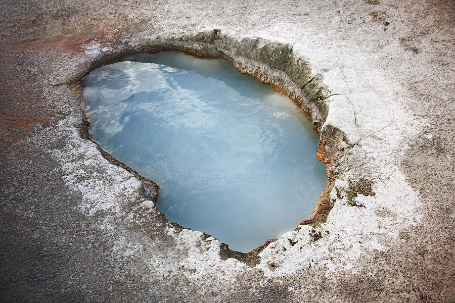 Hot spring, Yellowstone National Park Photograph by Jupiterimages