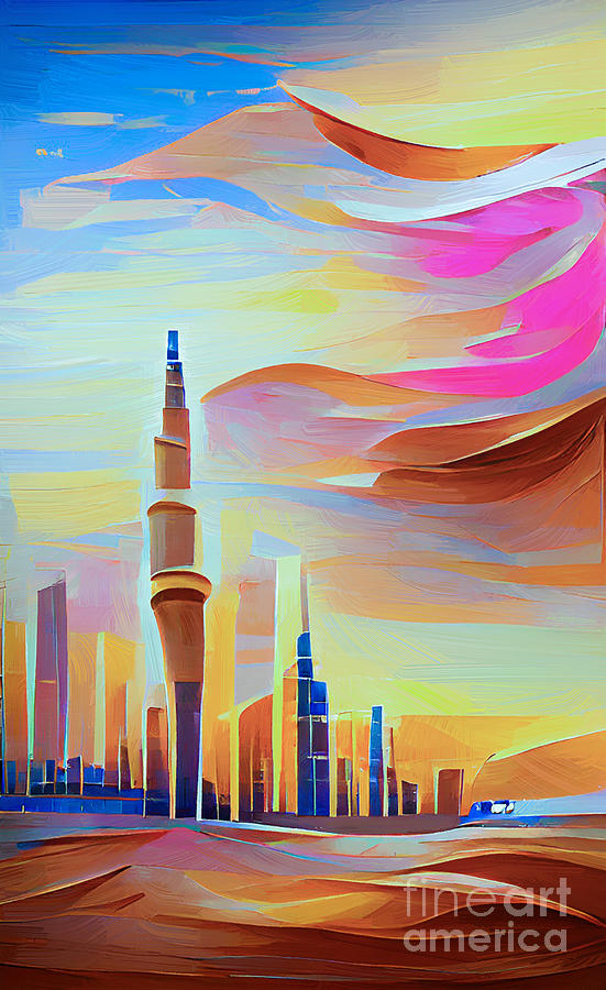Summer Day In The City Digital Art