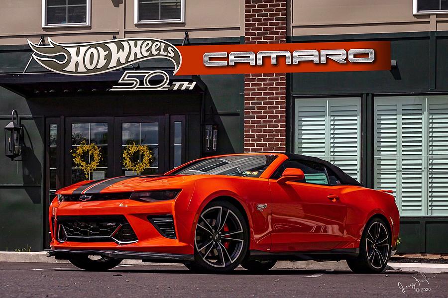 Camaro Photograph - Hot Wheels 50th Anniversary Edition Camaro 2SS Convertible by Jerry Keefer