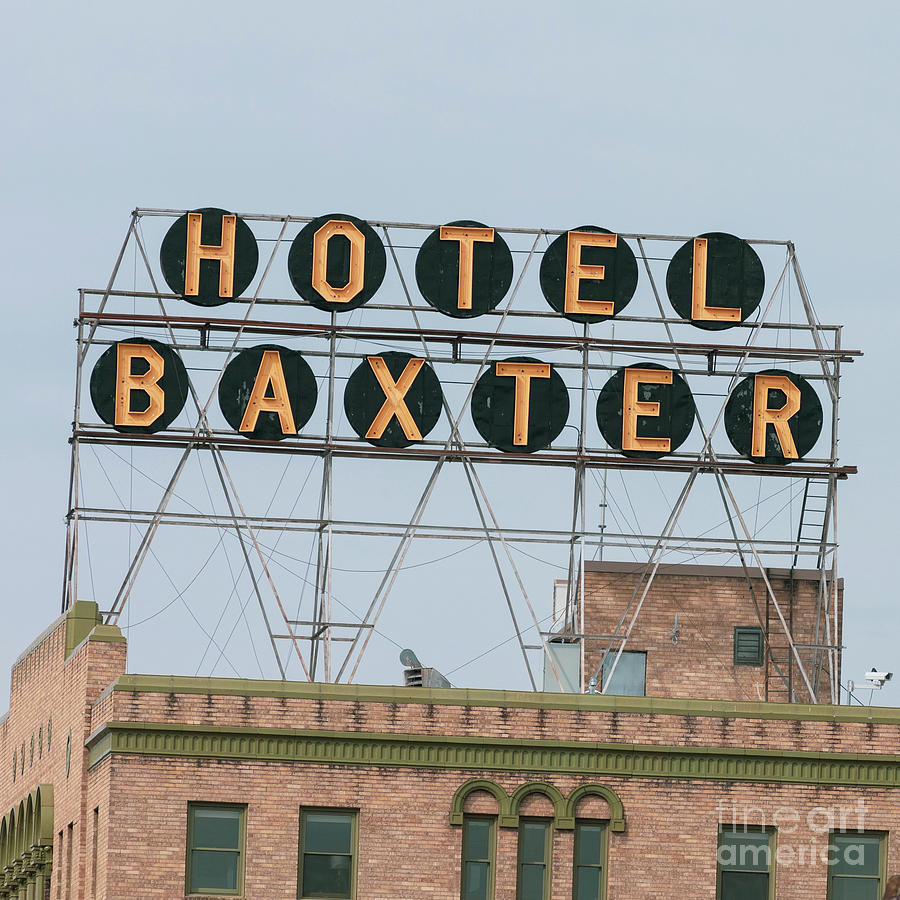 Hotel Baxter Bozeman Montana Big Sky Photograph by Edward Fielding