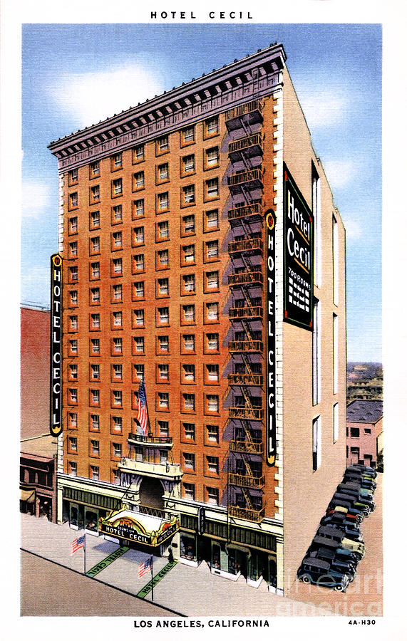 Hotel Cecil - Los Angeles  Photograph by Sad Hill - Bizarre Los Angeles Archive