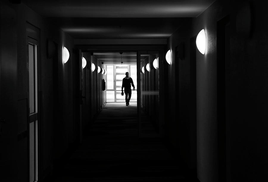 Hotel Corridor Photograph by Angelika Vogel