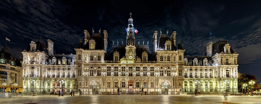 Hotel de Ville Paris Photograph by Weston Westmoreland