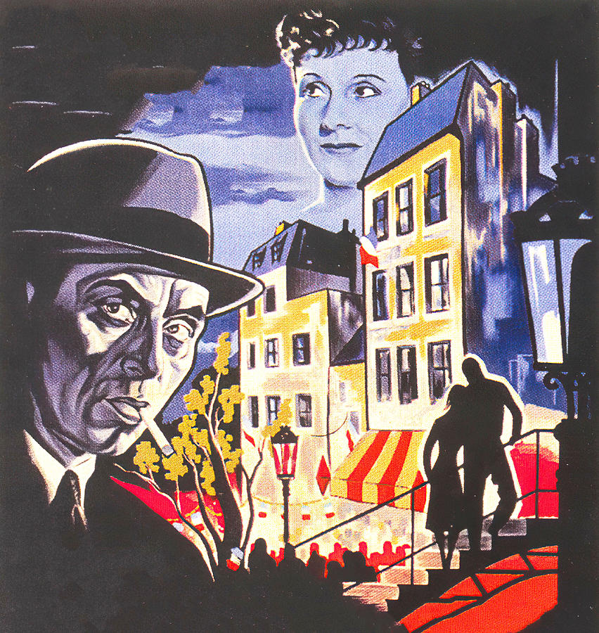 Vintage Painting - Hotel du Nord, 1938, movie poster painting by Movie World Posters