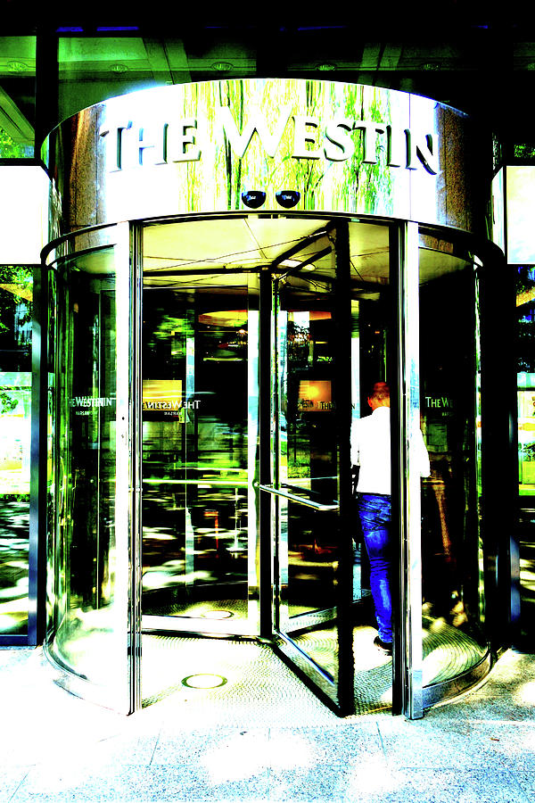 Hotel Entrance In Warsaw, Poland 3 Photograph by John Siest