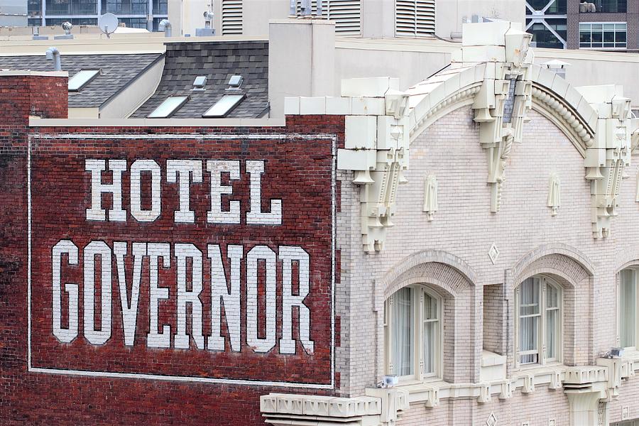 Hotel Governor Sign Photograph by Joseph Skompski