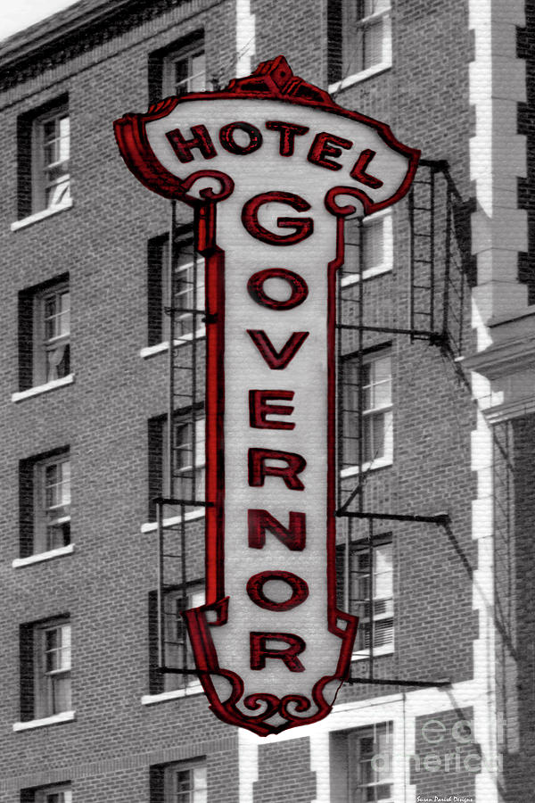 Hotel Governor Sign Photograph by Vibert Jeffers