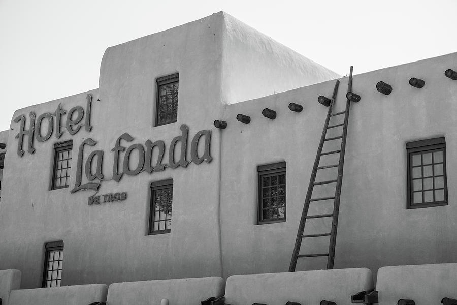 Hotel. La Finda and Ladder  Photograph by John McGraw