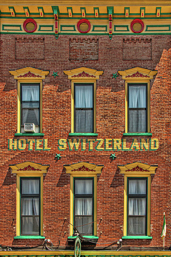 Hotel Switzerland of Jim Thorpe Photograph by Kristia Adams