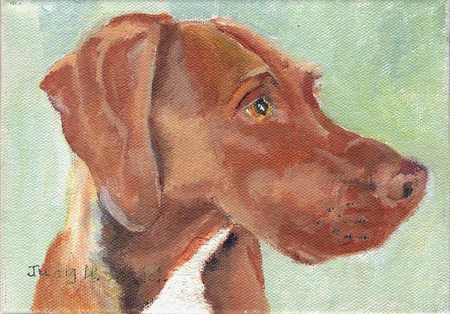 Hound dog Painting by Judy Nichols - Fine Art America