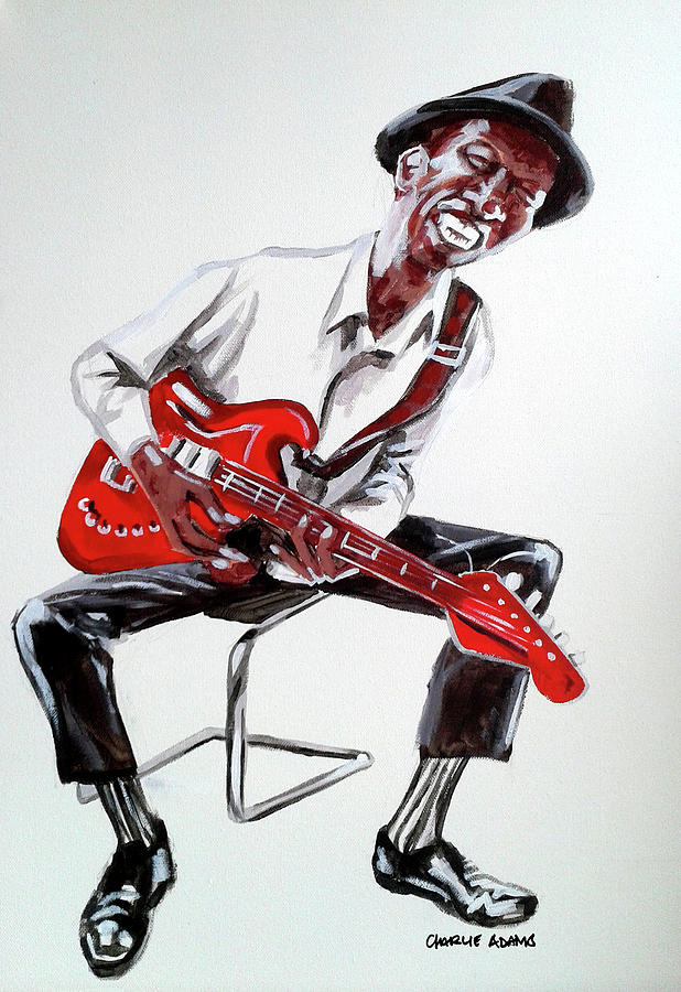 Hound DogTaylor Painting by Charlie Adams
