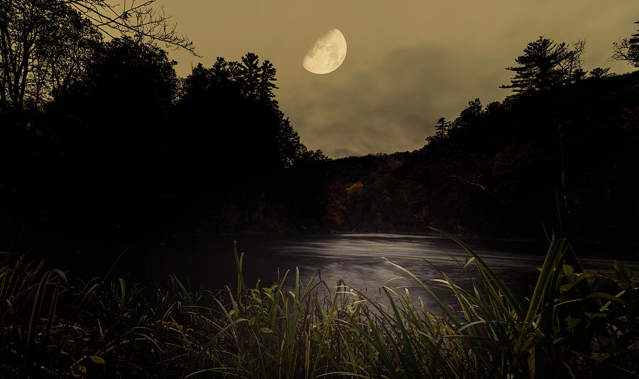 Housatonic Moon Photograph by Bill Wakeley