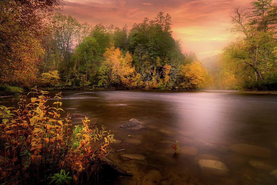 Housatonic River Sunset Photograph by Bill Wakeley
