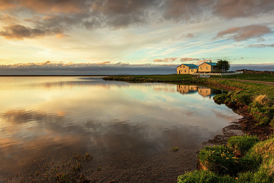 House by the lake Photograph by Ruben Vicente