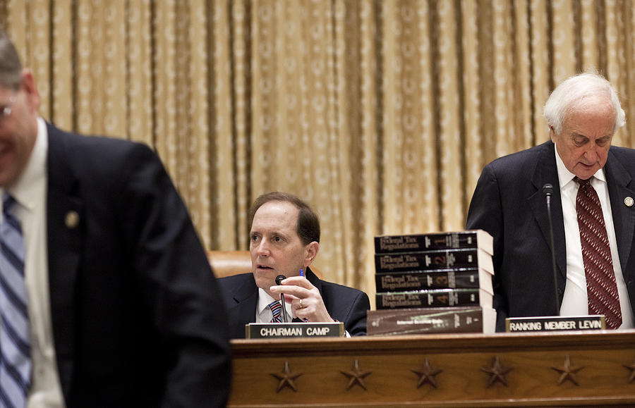 House Holds Hearing On Current Federal Income Tax Structure Photograph by Brendan Smialowski House Holds Hearing On Current Federal Income Tax Structure Photograph by Brendan Smialowski