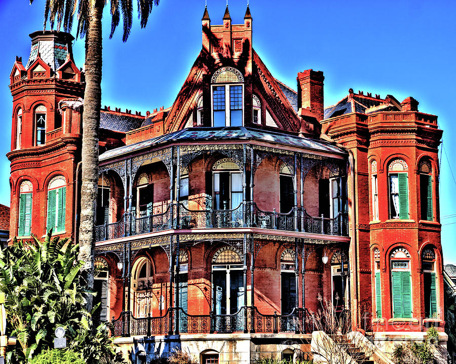 House in Galveston Photograph by Agnes Caruso