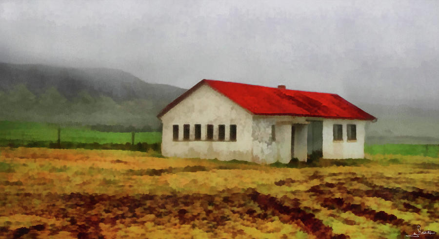 House in nowhere land Painting by George Rossidis