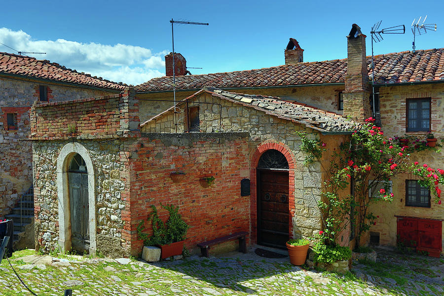 House in old Italy town Photograph by Mikhail Kokhanchikov