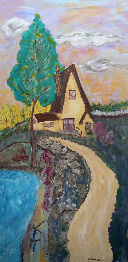 House in the Country Painting by David McCready