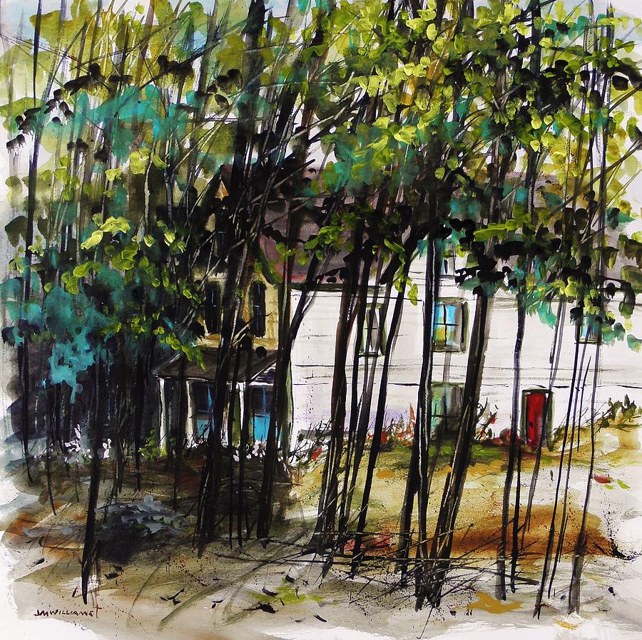 House in the Woods Painting by John Williams