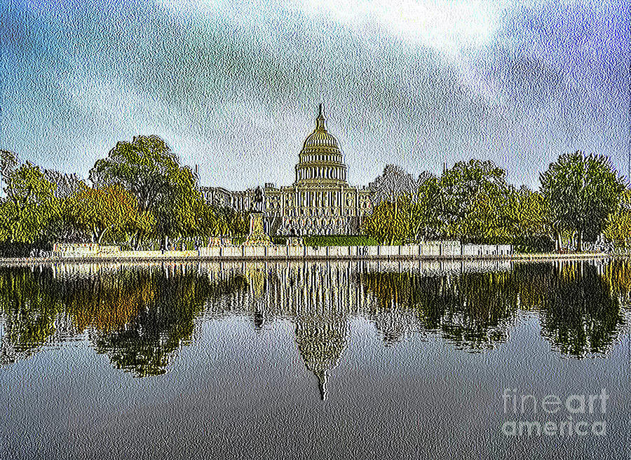 House of Congress Digital Art by Addison Likins