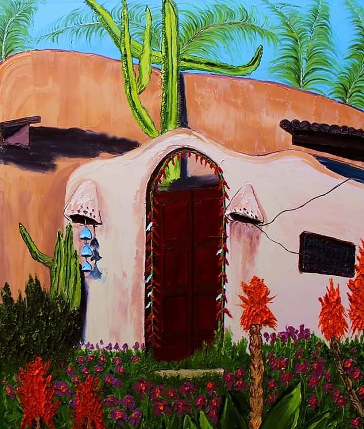 House Of New Mexico #1 Painting by James Dunbar