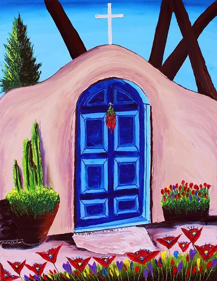 House Of New Mexico #2 Painting by James Dunbar