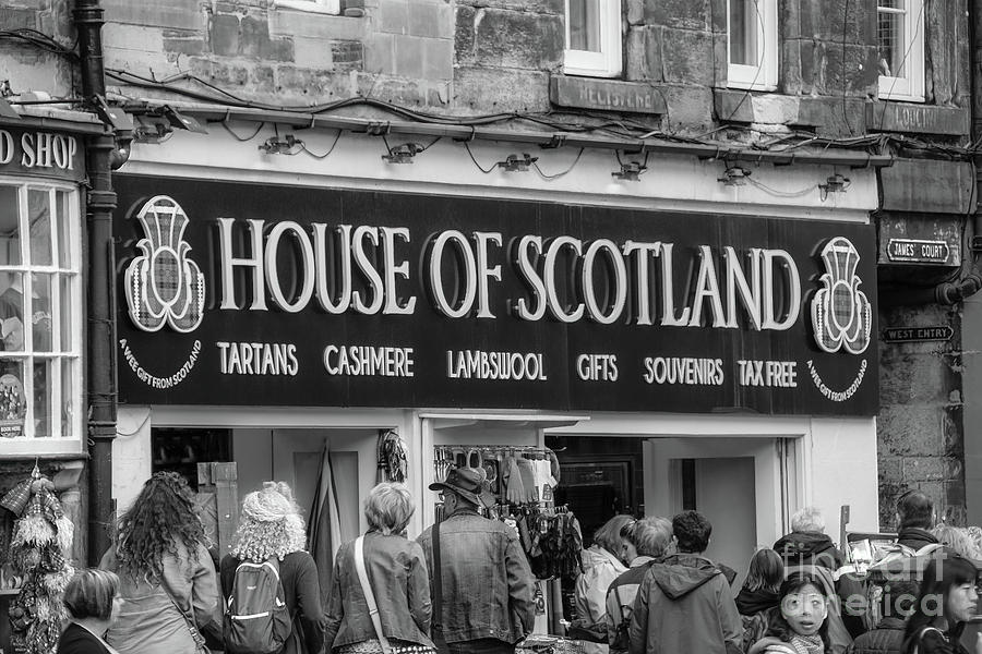 House of Scotland Along the Royal Mile Photograph by Marcy Wielfaert