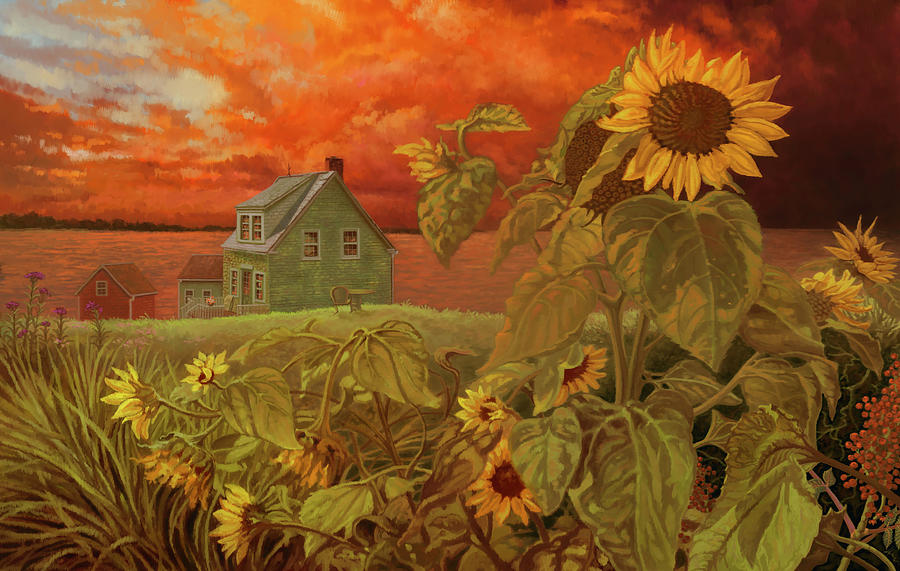 House of the Rising Sun Painting by Hans Neuhart