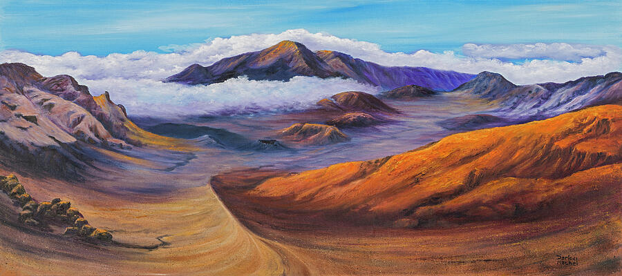 House Of The Sun Haleakala Painting by Darice Machel McGuire