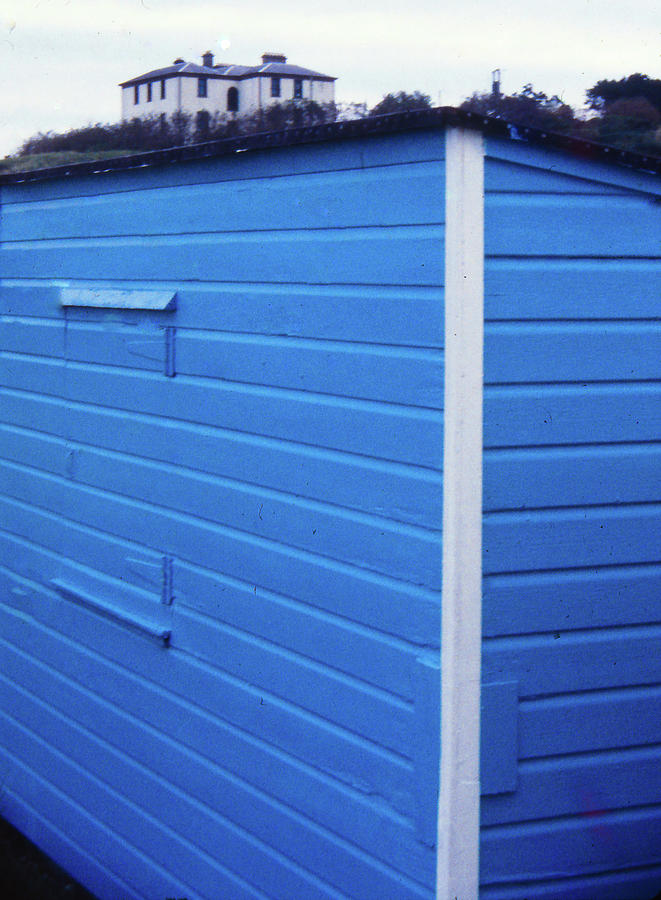 House on a blue shed Photograph by Jeremy Holton