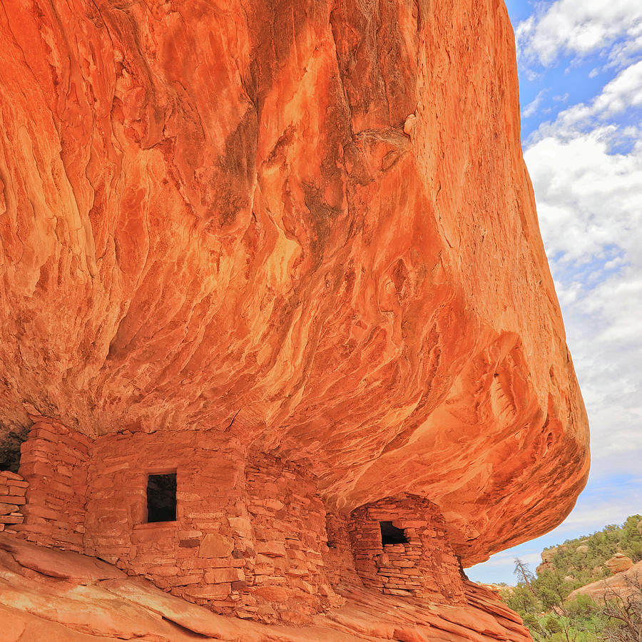 House on Fire - Utah Cliff Dwelling Photograph by Stephen Stookey