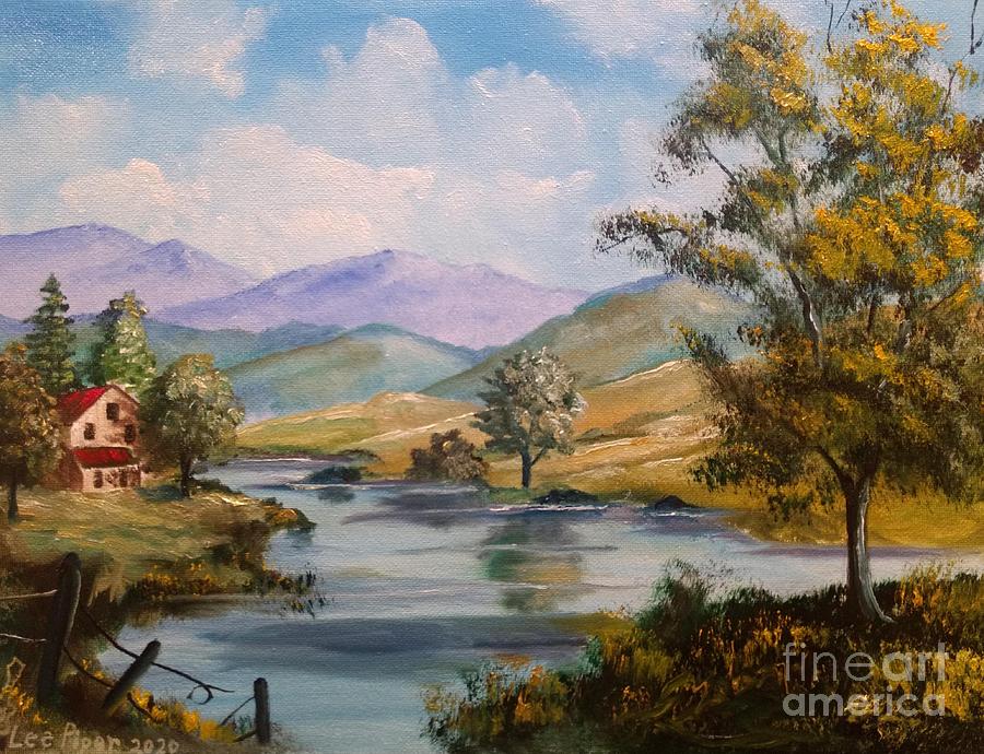 House On The River Painting by Lee Piper