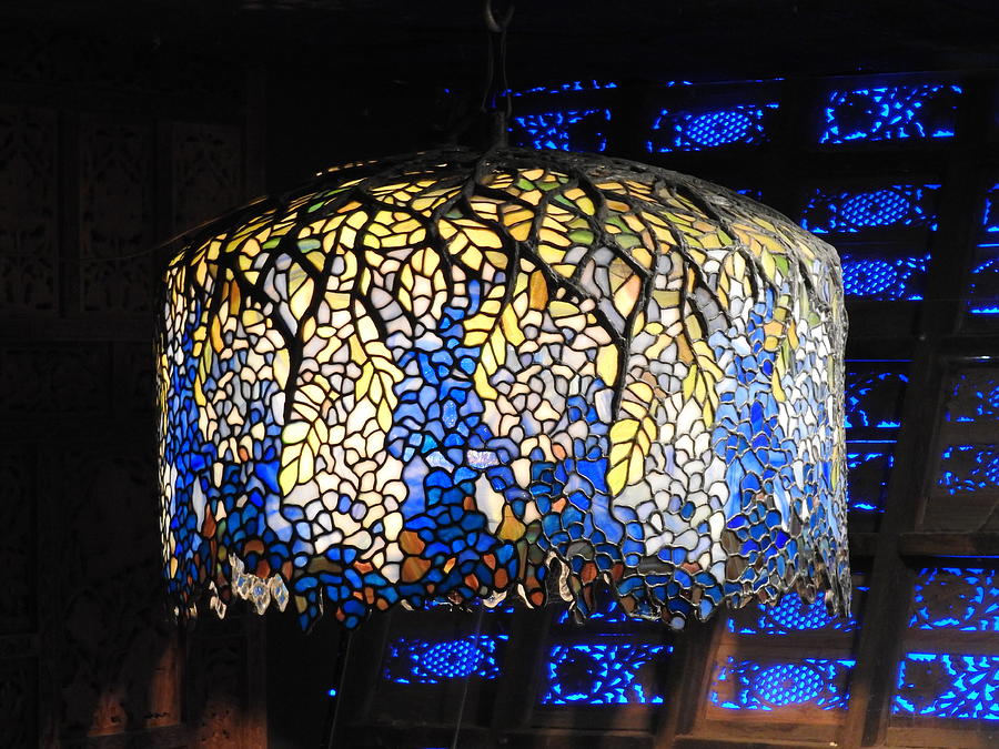 House on the Rock Tiffany Lamp Reproduction Photograph by Barbara Ebeling