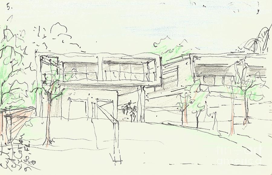 House Typology Drawing by Nenad Marincic