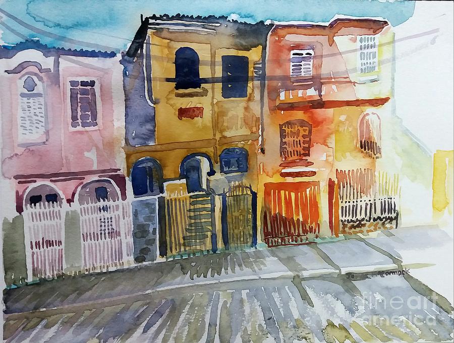 Houses Bela Vista Painting by James McCormack