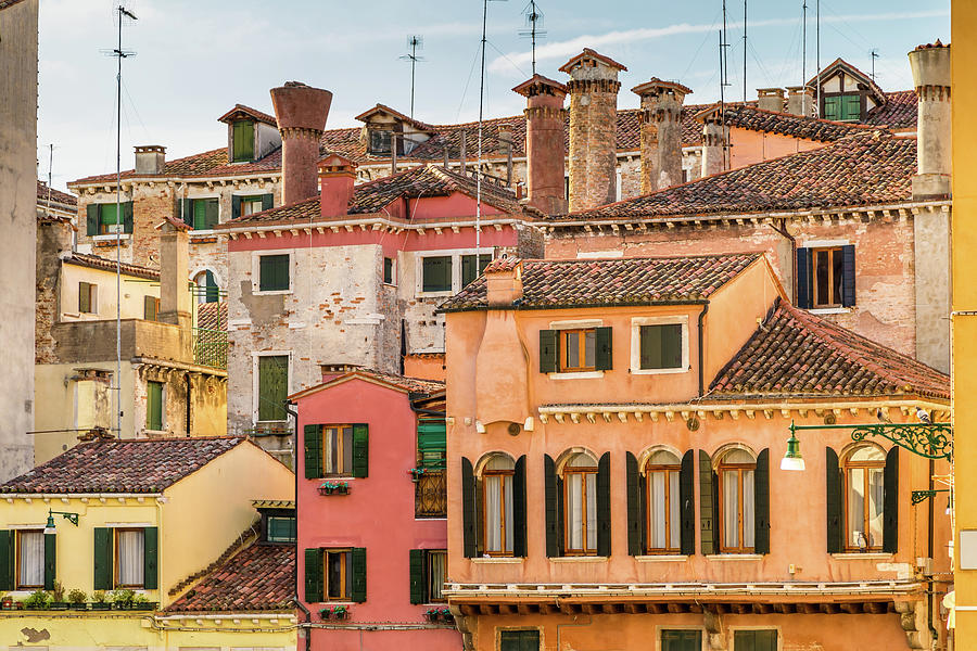 Houses in Venezia Photograph by Vivida Photo PC