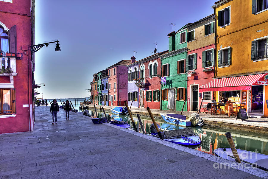 Houses of Burano - Venice - Italy Photograph by Paolo Signorini