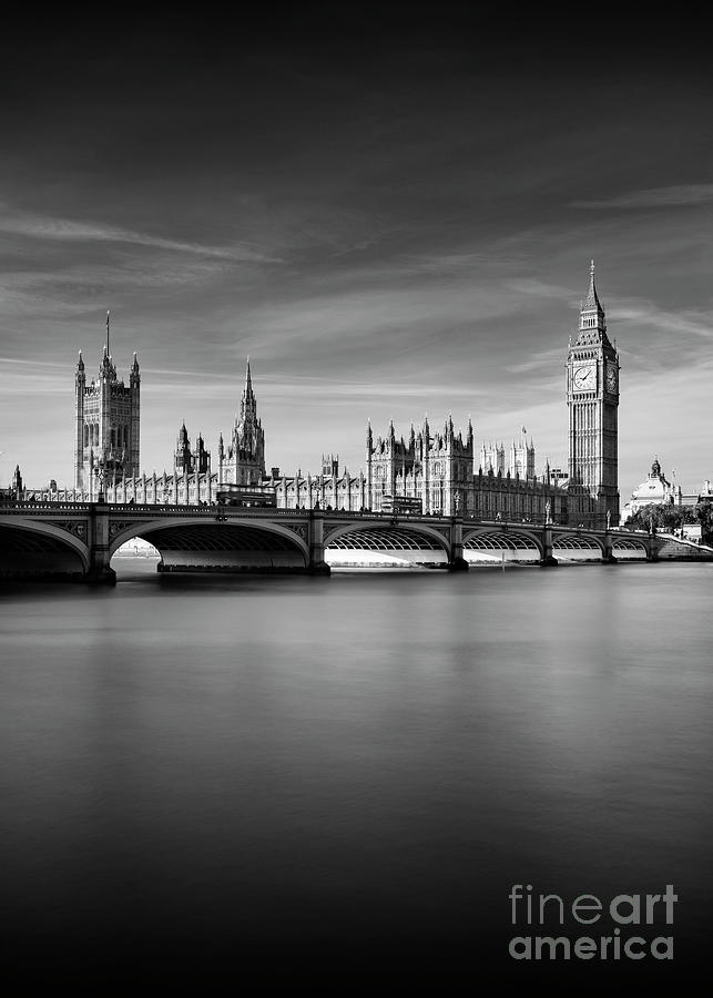 Houses of Parliament and the River Thames, London Photograph by Justin ...