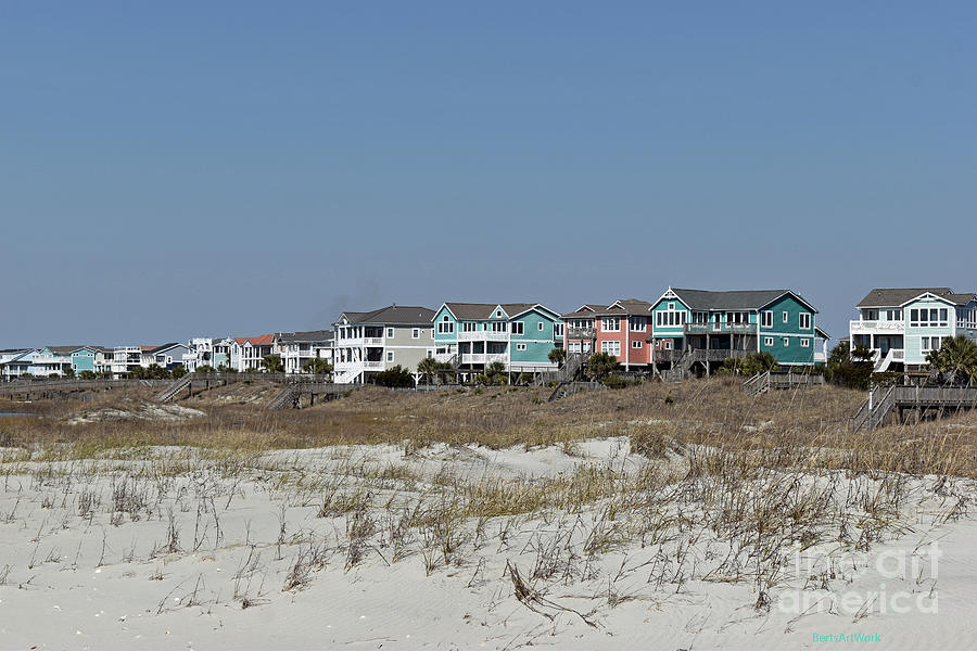 Houses on the Beach Photograph by Roberta Byram