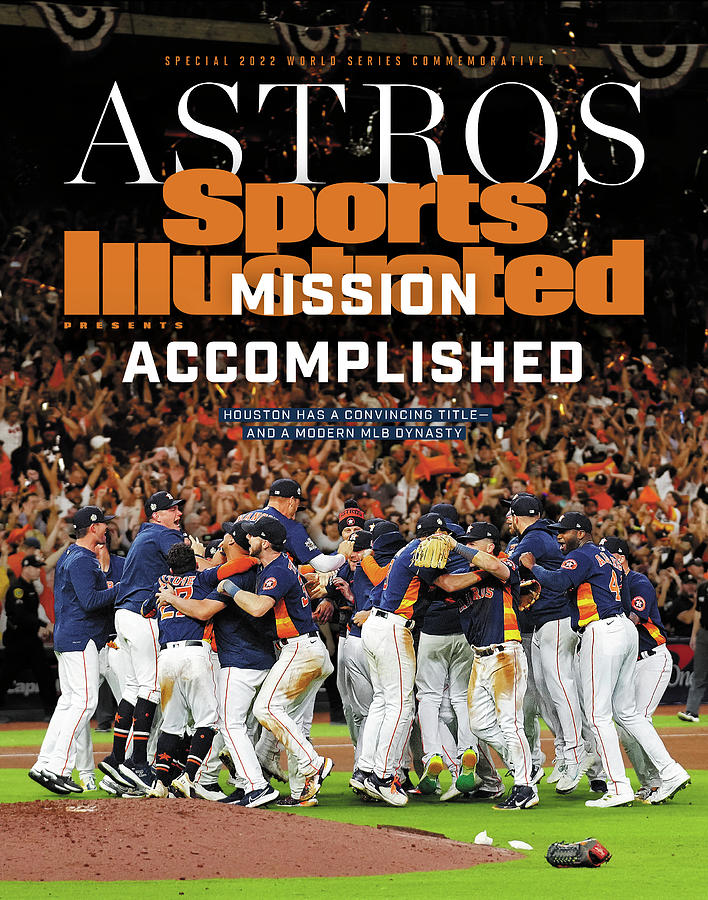 Houston Astros Photograph - Houston Astros, 2022 World Series Commemorative Issue Cover by Sports Illustrated