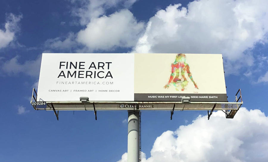 Houston Billboard - Nikki Smith 2021 Digital Art by Nikki Marie Smith