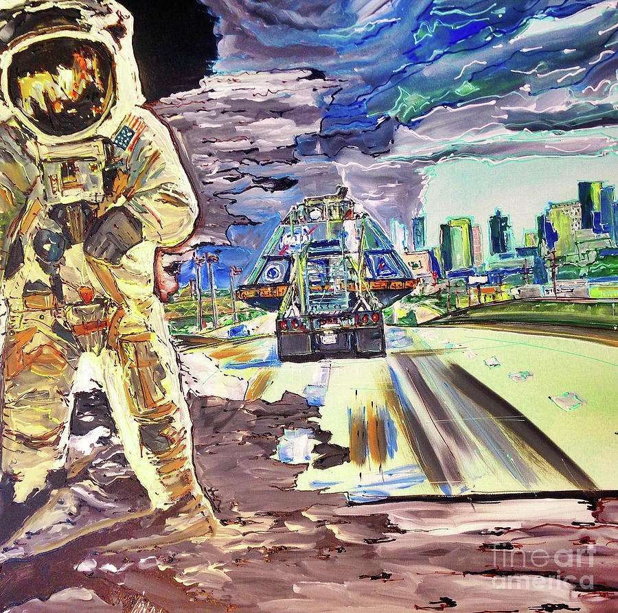 Houston, No Problems. Painting
