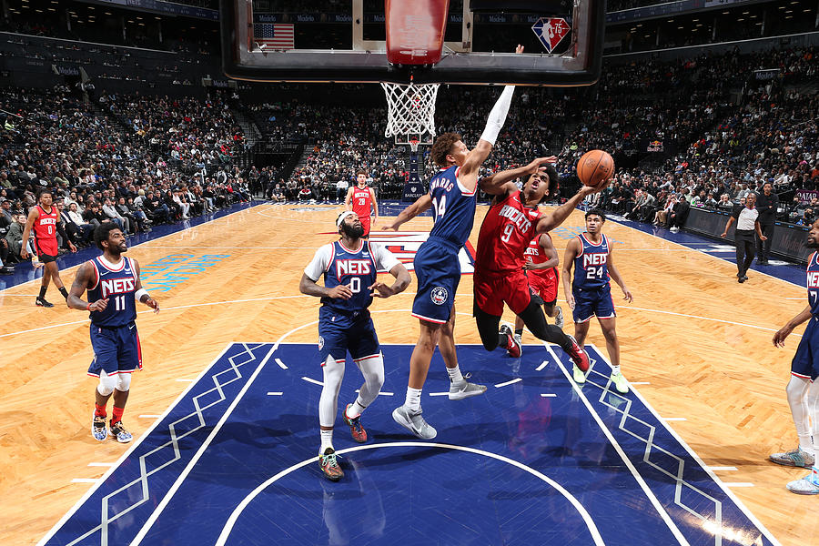 Houston Rockets v Brooklyn Nets Photograph by Nathaniel S. Butler
