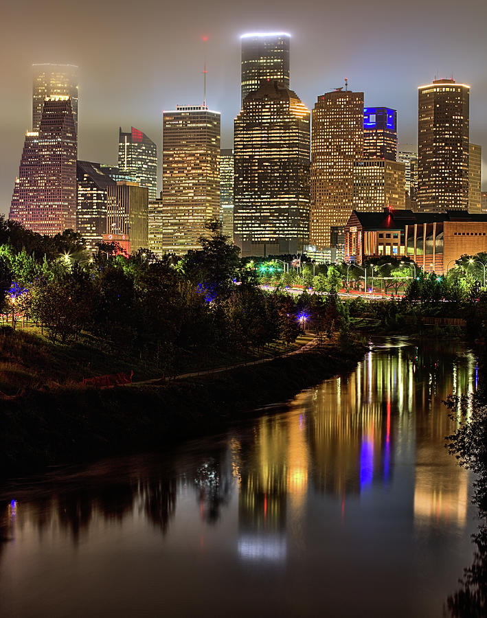 Houston Skyline Photograph by JC Findley