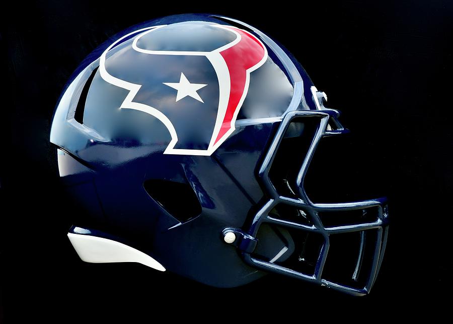 Houston Texans Helmet Photograph by Frozen in Time Fine Art Photography