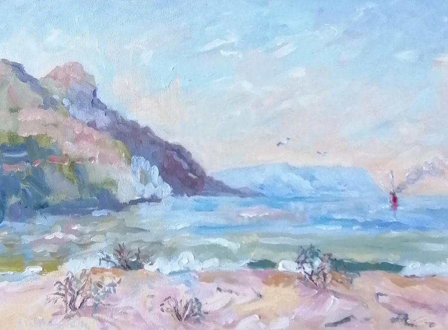 Hout Bay Beach Painting by Elinor Fletcher