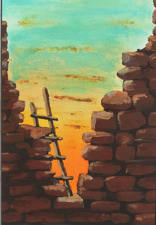 Hovenweep Painting by Carl Bandy