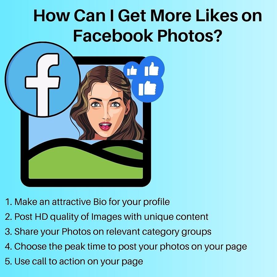 How Can I Get More Likes on Facebook Photos? Digital Art by Kate Watson ...